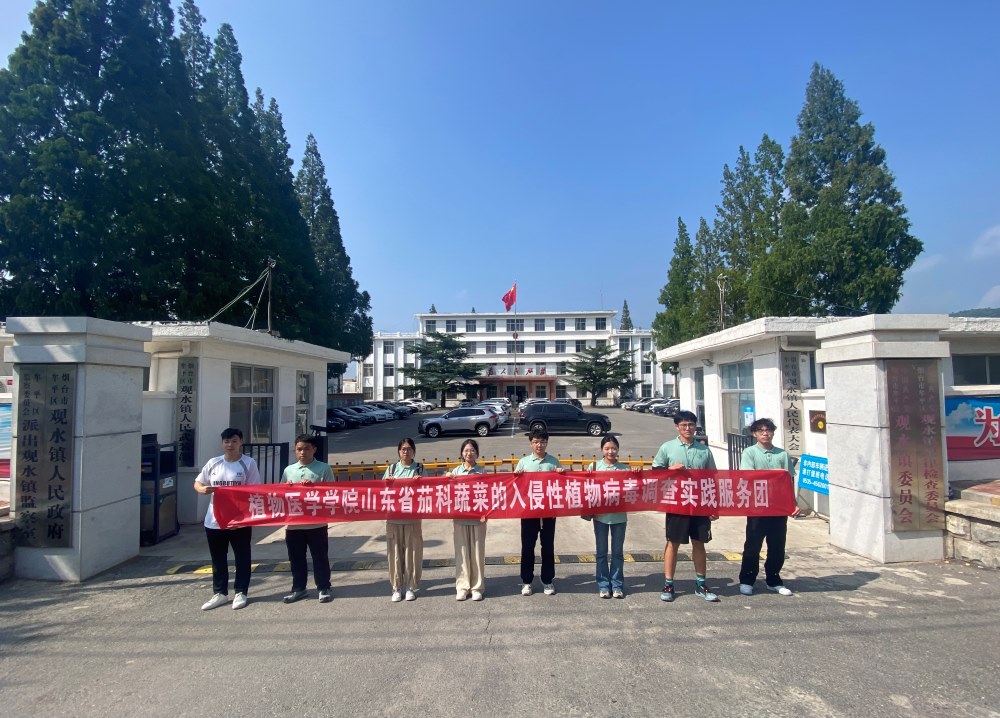 青岛农业大学植物医学学院山东省茄科蔬菜的入侵性植物病毒调查服务团 —— 携梦下乡，共绘乡村振兴新篇章