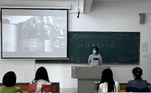 湖南师范大学商学院经济班青马小组开展学雷锋主题活动