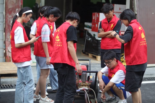 湘大三下乡|机械实践学以致用，湘大学子尽显风采