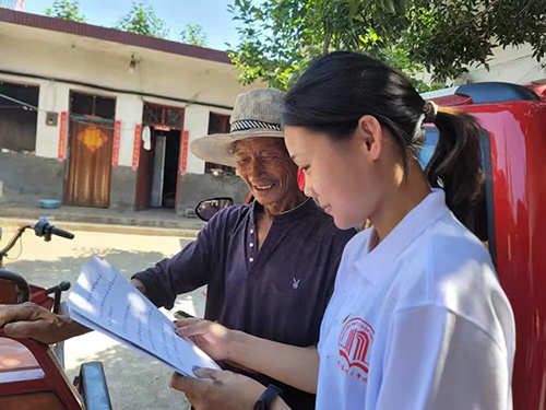 南工数艺学子三下乡：推广普通话，促进乡村振兴